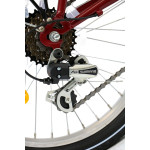 Retro skladací bicykel Lavida 20'' Husar 6 prevodový 15,5" červená